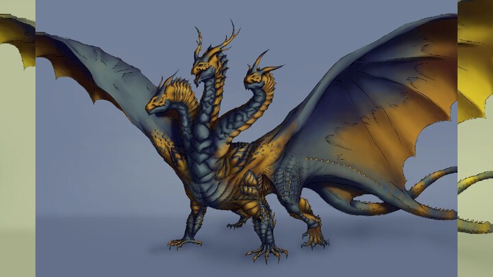 Godzilla 3 Destroy All Monsters Monsterverse Keizer Ghidorah Soundtrack Fan Made Gigan05