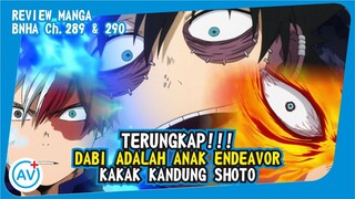 Para Pahlawan Terkejud!!! DABI adalah ANAK dari ENDEAVOR!! - Review BNHA (Manga Ch.289 & 290)