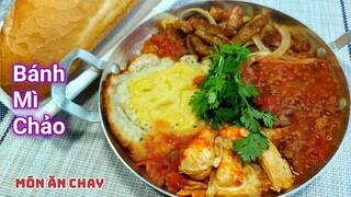 Cách Làm BÁNH MÌ CHẢO CHAY Ngon Khó Cưỡng | Món Chay Ngon Bà Mẹ Quê.