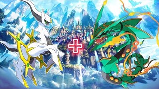 What if Arceus + Rayquaza?|Pokemon mega evolution fusion|part-2| #pokemon #fusion #edit