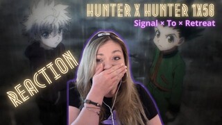 Hunter x Hunter 1x58 "Signal × To × Retreat" reaction & review