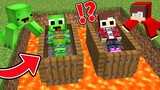 How Baby Mikey and Baby JJ Escape From Grave Prison in Minecraft (Maizen Mizen Mazien)