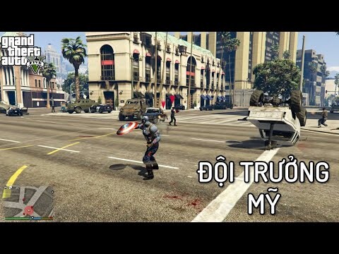 GTA V nhưng Tôi Là CAPTAIN AMERICA