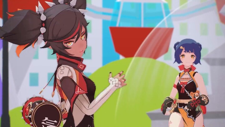 [Genshin Impact MMD] "World" has not yet begun [Fire Girl 101]