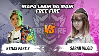 Kemas Pake Z vs Sarah Viloid: Skill Siapa Lebih GG Main FF? | Mabar Free Fire Match 143 #short