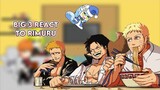 Big 3 (Naruto, Luffy, Ichigo) react to Rimuru |Gacha reaction| ship: Rimuru x Shizue