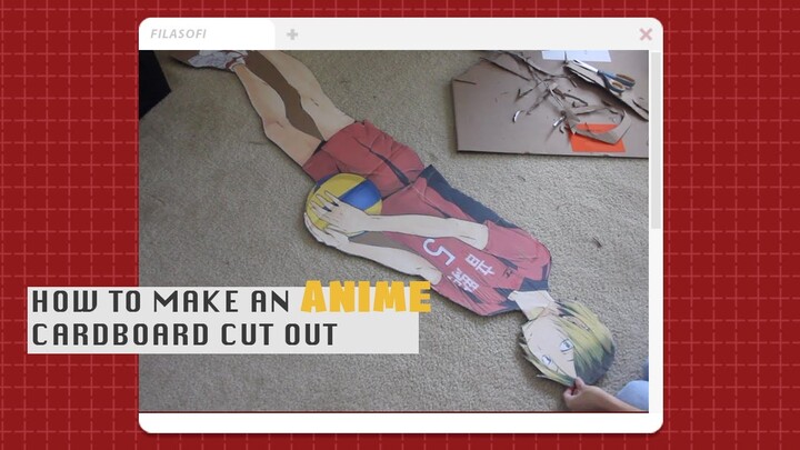 ☄️ how to make an anime cardboard cut out (tutorial) 💥