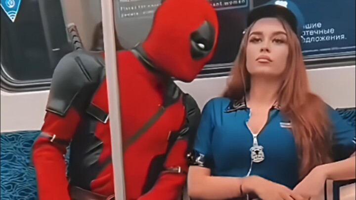 Laughing‑not‑allowed challenge! Now this is the real Deadpool!! Haha!