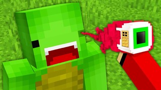 JJ Build SECRET BASE INSIDE A Mikey'S EYE in Minecraft Challenge (Maizen Mizen Mazien) Parody