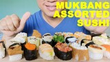 Mukbang Assorted Sushi (ASMR Korea USA UK Canada Australia Italy France Germany Finland Portugal)