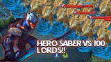 Saber S.A.B.E.R vs 100 lords 🥶 no CD full item 💥🔥