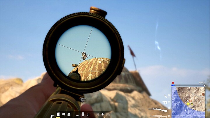 Is this PUBG’s “bot”? I got one (kill highlights)