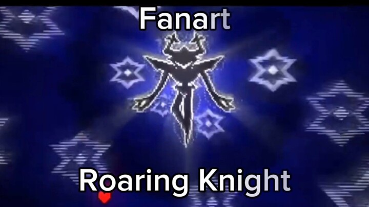 Fanart Roaring Knight dari Deltarune 🔥🔥🔥