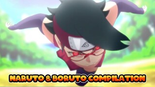 Naruto and Boruto in Battle Together