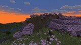 Minecraft pocket edition - my world - Cherry blossom