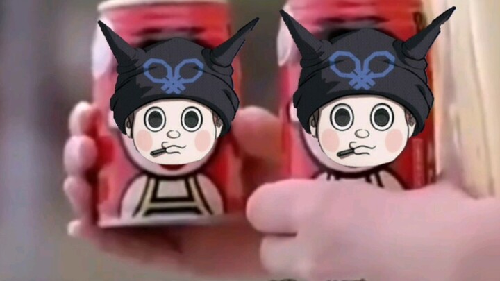 Tojo Mama delivering Wangzai milk to Wangma Xiaoji (Danganronpa V3)