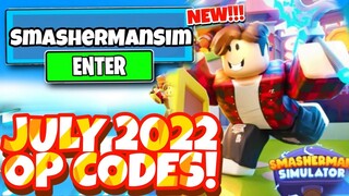 ALL NEW SECRET *UPD+3x💎* OP CODES For SMASHERMAN SIMULATOR In Roblox Smasherman Simulator!