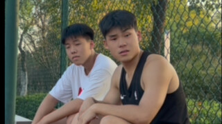 When a guy wearing sneakers comes to the baseball field...