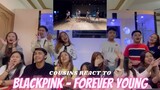 COUSINS REACT TO BLACKPINK - 'Forever Young' DANCE PRACTICE VIDEO (MOVING VER.)