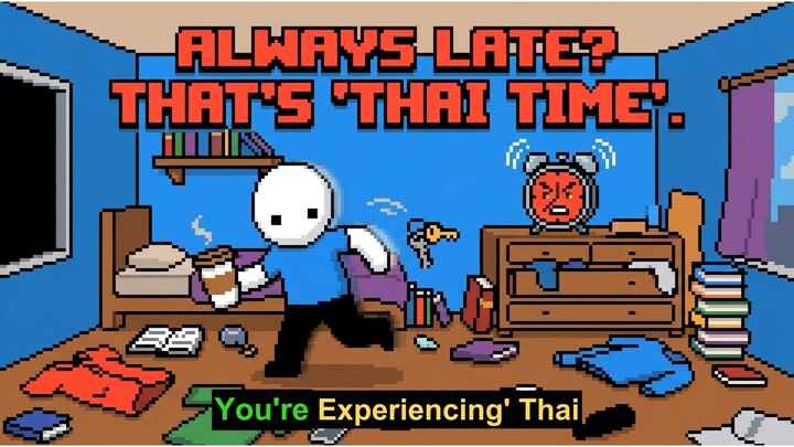 CHINESE SUB.. Always Late? The Hidden Truth Behind "Thai Time"