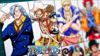 Drawing Red Hair Pirates cosplaying Strawhats pirates | One Piece