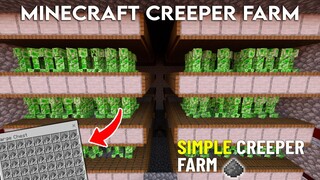 Easiest Creeper Farm in Minecraft Bedrock 1.19