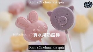 Hướng Dẫn Làm Món: “ KEM SỮA CHUA HOA QUẢ “ siêu ngon 🤤 ( Phần 1 )