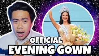 ATEBANG REACTION | MISS UNIVERSE VIETNAM 2021 KIM DUYEN OFFICIAL EVENING GOWN AND SEND OFF #RTMU