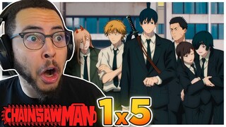 SQUAD TIME?! Chainsaw Man Episode 5 REACTION | Dapper Reacts