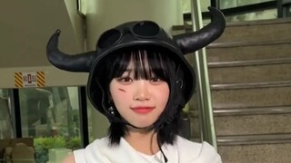 【金采源】牛角帽版 UNFORGIVEN !因为帽子太大了无法固定 拆拆说好的会做challenge！230521