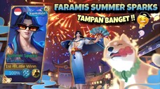 REVIEW SKIN FARAMIS SUMMER SPARKS, JADI MAKIN CAKEP GINI CUY !! 😎🔥 || MOBILE LEGENDS