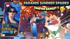 REVIEW SKIN FARAMIS SUMMER SPARKS, JADI MAKIN CAKEP GINI CUY !! 😎🔥 || MOBILE LEGENDS