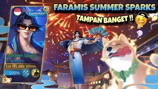REVIEW SKIN FARAMIS SUMMER SPARKS, JADI MAKIN CAKEP GINI CUY !! 😎🔥 || MOBILE LEGENDS