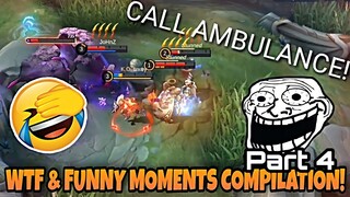 CALL AMBULANCE, EPIC COMEBACK, WTF/FUNNY MOMENTS and MANIAC/SAVAGE Moments #4 | MLBB COMPILATION