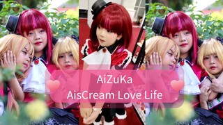 AiZuKa cover sing AisCream dari Love Life 🍦