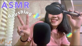 ASMR | brushing my hair and shirt 💇🏻‍♀️👕 | fast and random | leiSMR [custom]