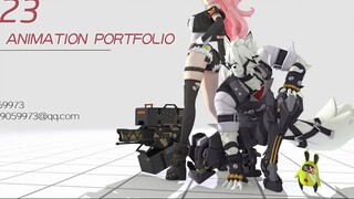 A job application demo for a new game animation person