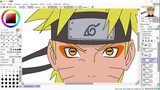 Menggambar Uzumaki Naruto - Naruto Shippuden (Timelapse Drawing) by OST ANIME ID