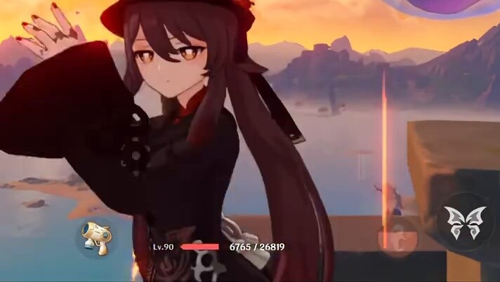 Stare at Zhongli and don't laugh challenge