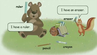 #English Textbook Zoom and Zip meet on the lawn and then part ways on the lawn