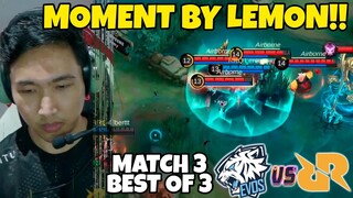 LEMONN TERIZLA MEMBALIKKAN KEAADAAN!! COMBO WOMBO KENA 5!! RRQ VS EVOS MATCH 3