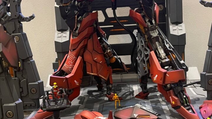 Mecha City Nightingale Transformation Ptart: One Leg and Hip (Last 30 seconds of the feature film)