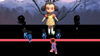 Red Green Light Babi Ngepet Real Tug OF War Squid 3D Game