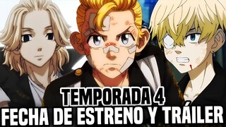 ¡TOKYO REVENGERS TEMPORADA 4 FECHA DE ESTRENO Y TRÁILER!