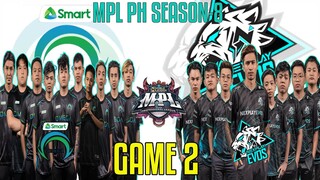 NXP EVOS VS OMEGA (GAME 2) MPL PH SEASON 8 || MLBB