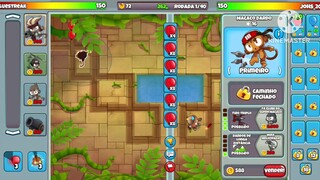 Gameplay of bloons td battles 2