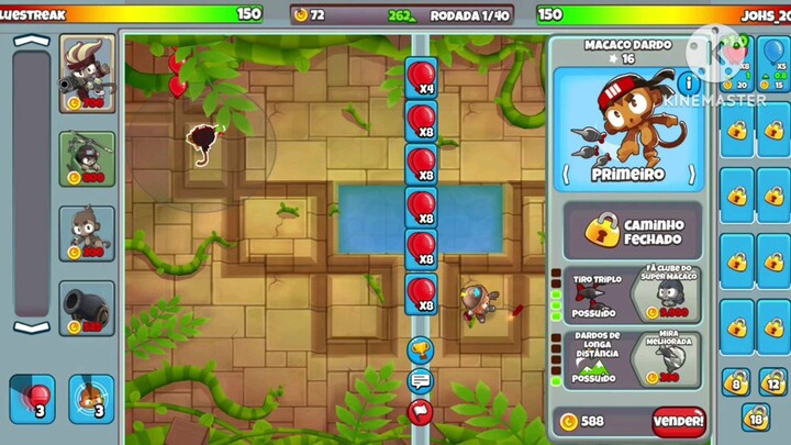 Gameplay of bloons td battles 2