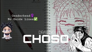 MASIH BELUM SELESAI⁉️ || DRAWING CHOSO || JUJUTSU KAISEN