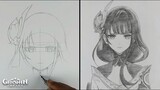 How To Draw Raiden Shogun | Genshin impact | ss_art1