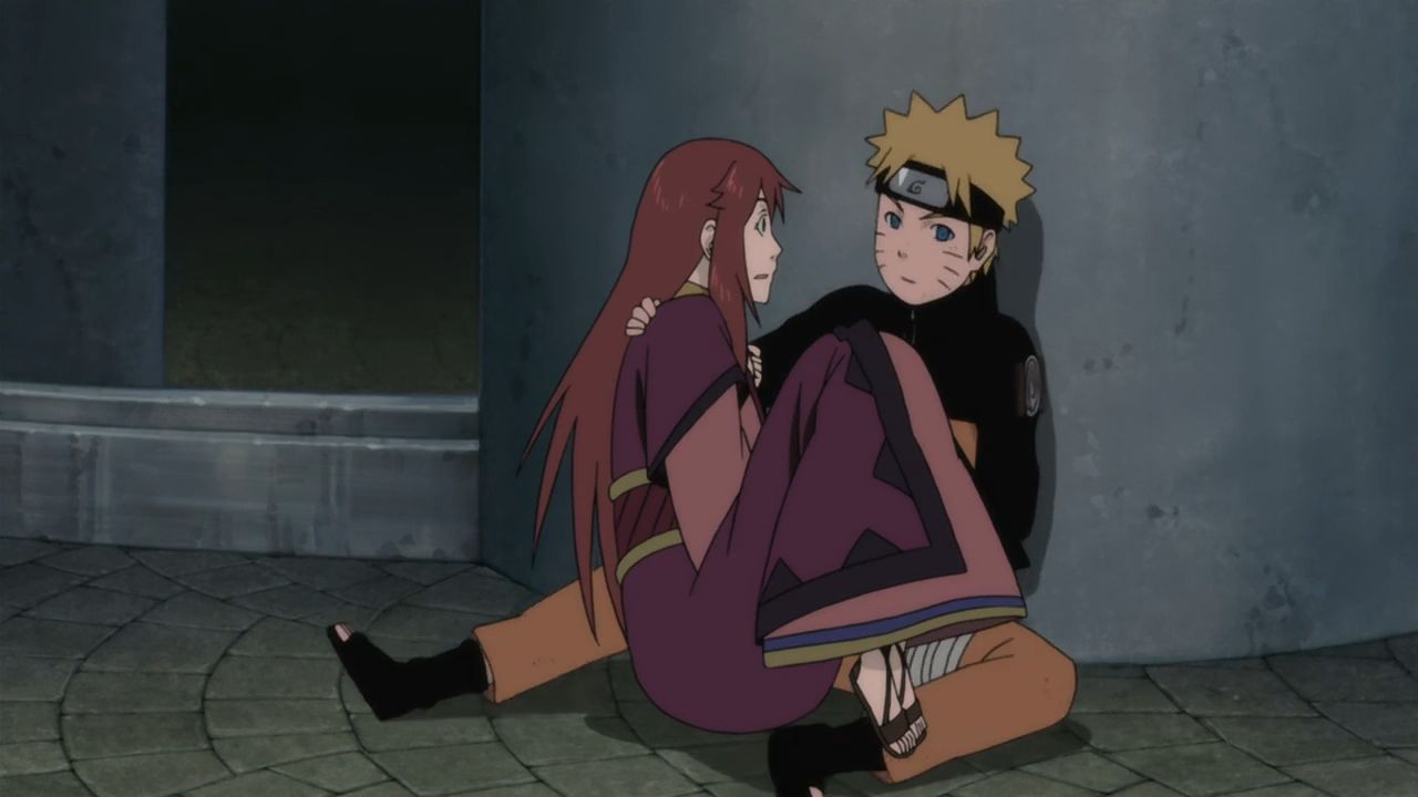 naruto x kushina kiss